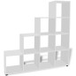 vidaXL Treppenregal Bücherregal 142 cm Weiß vidaXL Treppenregal Bücherregal 142 cm Weiß