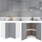 vidaXL Eck-Hängeschrank Grau Sonoma 57x57x60 cm Holzwerkstoff vidaXL Eck-Hängeschrank Grau Sonoma 57x57x60 cm Holzwerkstoff