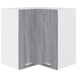 vidaXL Eck-Hängeschrank Grau Sonoma 57x57x60 cm Holzwerkstoff