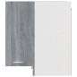 vidaXL Eck-Hängeschrank Grau Sonoma 57x57x60 cm Holzwerkstoff vidaXL Eck-Hängeschrank Grau Sonoma 57x57x60 cm Holzwerkstoff