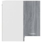 vidaXL Eck-Hängeschrank Grau Sonoma 57x57x60 cm Holzwerkstoff vidaXL Eck-Hängeschrank Grau Sonoma 57x57x60 cm Holzwerkstoff