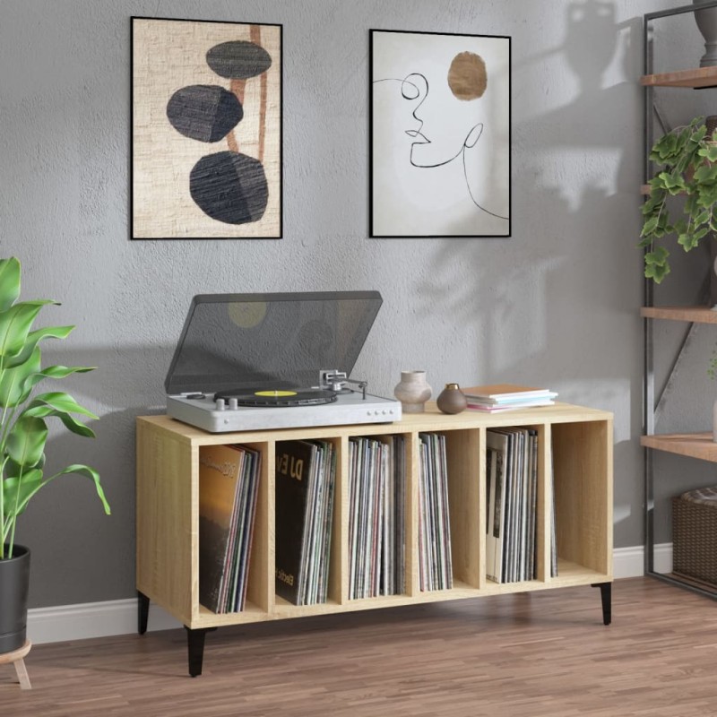 vidaXL Plattenschrank Sonoma-Eiche 100x38x48 cm Holzwerkstoff vidaXL Plattenschrank Sonoma-Eiche 100x38x48 cm Holzwerkstoff