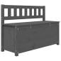 vidaXL Sitzbank Grau 110x41x76,5 cm Massivholz Kiefer vidaXL Sitzbank Grau 110x41x76,5 cm Massivholz Kiefer