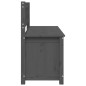 vidaXL Sitzbank Grau 110x41x76,5 cm Massivholz Kiefer vidaXL Sitzbank Grau 110x41x76,5 cm Massivholz Kiefer