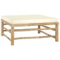 vidaXL 3-tlg. Garten-Lounge-Set mit Kissen Bambus vidaXL 3-tlg. Garten-Lounge-Set mit Kissen Bambus