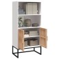 vidaXL Highboard Weiß 60x35x125 cm Holzwerkstoff vidaXL Highboard Weiß 60x35x125 cm Holzwerkstoff