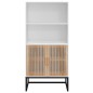 vidaXL Highboard Weiß 60x35x125 cm Holzwerkstoff vidaXL Highboard Weiß 60x35x125 cm Holzwerkstoff