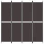 vidaXL 4-tlg. Paravent Braun 200x220 cm Stoff vidaXL 4-tlg. Paravent Braun 200x220 cm Stoff