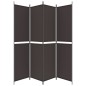 vidaXL 4-tlg. Paravent Braun 200x220 cm Stoff vidaXL 4-tlg. Paravent Braun 200x220 cm Stoff