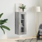 vidaXL Wandschrank Grau Sonoma 34,5x34x90 cm vidaXL Wandschrank Grau Sonoma 34,5x34x90 cm