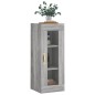 vidaXL Wandschrank Grau Sonoma 34,5x34x90 cm vidaXL Wandschrank Grau Sonoma 34,5x34x90 cm