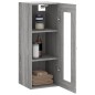 vidaXL Wandschrank Grau Sonoma 34,5x34x90 cm vidaXL Wandschrank Grau Sonoma 34,5x34x90 cm