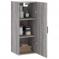 vidaXL Wandschrank Grau Sonoma 34,5x34x90 cm vidaXL Wandschrank Grau Sonoma 34,5x34x90 cm