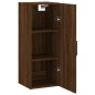 vidaXL Wandschrank Braun Eichen-Optik 34,5x34x90 cm vidaXL Wandschrank Braun Eichen-Optik 34,5x34x90 cm