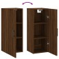 vidaXL Wandschrank Braun Eichen-Optik 34,5x34x90 cm vidaXL Wandschrank Braun Eichen-Optik 34,5x34x90 cm