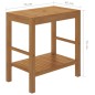 vidaXL Waschtisch Massivholz Teak mit Waschbecken Marmor Schwarz vidaXL Waschtisch Massivholz Teak mit Waschbecken Marmor Schwarz