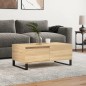 vidaXL Couchtisch Sonoma-Eiche 90x50x36,5 cm Holzwerkstoff vidaXL Couchtisch Sonoma-Eiche 90x50x36,5 cm Holzwerkstoff