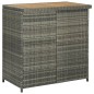 3-tlg. Bar Set Poly Rattan Grau 3-tlg. Bar Set Poly Rattan Grau