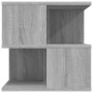 vidaXL Beistelltisch Grau Sonoma 40x40x40 cm Holzwerkstoff vidaXL Beistelltisch Grau Sonoma 40x40x40 cm Holzwerkstoff