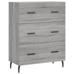 vidaXL Sideboard Grau Sonoma 69,5x34x90 cm Holzwerkstoff
