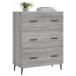 vidaXL Sideboard Grau Sonoma 69,5x34x90 cm Holzwerkstoff vidaXL Sideboard Grau Sonoma 69,5x34x90 cm Holzwerkstoff
