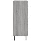 vidaXL Sideboard Grau Sonoma 69,5x34x90 cm Holzwerkstoff vidaXL Sideboard Grau Sonoma 69,5x34x90 cm Holzwerkstoff
