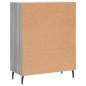 vidaXL Sideboard Grau Sonoma 69,5x34x90 cm Holzwerkstoff vidaXL Sideboard Grau Sonoma 69,5x34x90 cm Holzwerkstoff