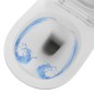 vidaXL Wand-WC ohne Spülrand Keramik Weiß vidaXL Wand-WC ohne Spülrand Keramik Weiß