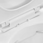 vidaXL Wand-WC ohne Spülrand Keramik Weiß vidaXL Wand-WC ohne Spülrand Keramik Weiß