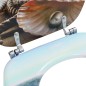 vidaXL Toilettensitz mit Deckel MDF Muschel-Design vidaXL Toilettensitz mit Deckel MDF Muschel-Design
