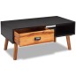 vidaXL Couchtisch Akazienholz Massiv 90 x 50 x 40 cm vidaXL Couchtisch Akazienholz Massiv 90 x 50 x 40 cm
