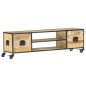 vidaXL TV-Schrank 130x30x39 cm Massivholz Mango vidaXL TV-Schrank 130x30x39 cm Massivholz Mango
