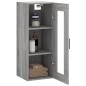 vidaXL Wandschrank Grau Sonoma 34,5x34x90 cm vidaXL Wandschrank Grau Sonoma 34,5x34x90 cm