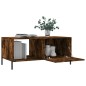 vidaXL Couchtisch Räuchereiche 90x50x40 cm Holzwerkstoff vidaXL Couchtisch Räuchereiche 90x50x40 cm Holzwerkstoff