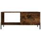 vidaXL Couchtisch Räuchereiche 90x50x40 cm Holzwerkstoff vidaXL Couchtisch Räuchereiche 90x50x40 cm Holzwerkstoff
