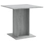 vidaXL Esstisch Grau Sonoma 80x80x75 cm Holzwerkstoff vidaXL Esstisch Grau Sonoma 80x80x75 cm Holzwerkstoff