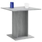 vidaXL Esstisch Grau Sonoma 80x80x75 cm Holzwerkstoff vidaXL Esstisch Grau Sonoma 80x80x75 cm Holzwerkstoff