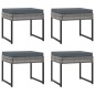vidaXL 13-tlg. Garten-Essgruppe mit Kissen Poly Rattan Grau vidaXL 13-tlg. Garten-Essgruppe mit Kissen Poly Rattan Grau