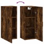 vidaXL Wandschrank Räuchereiche 34,5x34x90 cm vidaXL Wandschrank Räuchereiche 34,5x34x90 cm