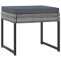 vidaXL 13-tlg. Garten-Essgruppe mit Kissen Poly Rattan Grau vidaXL 13-tlg. Garten-Essgruppe mit Kissen Poly Rattan Grau