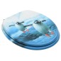 vidaXL Toilettensitz mit Deckel MDF Pinguin-Design vidaXL Toilettensitz mit Deckel MDF Pinguin-Design
