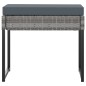 vidaXL 13-tlg. Garten-Essgruppe mit Kissen Poly Rattan Grau vidaXL 13-tlg. Garten-Essgruppe mit Kissen Poly Rattan Grau