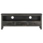 vidaXL TV-Schrank Schwarz 120×30×45 cm Mangoholz Massiv vidaXL TV-Schrank Schwarz 120×30×45 cm Mangoholz Massiv