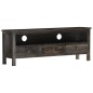 vidaXL TV-Schrank Schwarz 120×30×45 cm Mangoholz Massiv vidaXL TV-Schrank Schwarz 120×30×45 cm Mangoholz Massiv
