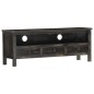 vidaXL TV-Schrank Schwarz 120×30×45 cm Mangoholz Massiv vidaXL TV-Schrank Schwarz 120×30×45 cm Mangoholz Massiv