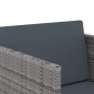 vidaXL 13-tlg. Garten-Essgruppe mit Kissen Poly Rattan Grau vidaXL 13-tlg. Garten-Essgruppe mit Kissen Poly Rattan Grau