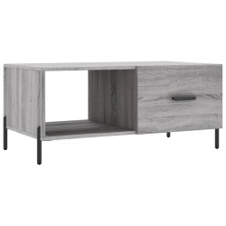 vidaXL Couchtisch Grau Sonoma 90x50x40 cm Holzwerkstoff