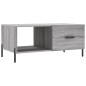 vidaXL Couchtisch Grau Sonoma 90x50x40 cm Holzwerkstoff vidaXL Couchtisch Grau Sonoma 90x50x40 cm Holzwerkstoff