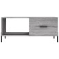 vidaXL Couchtisch Grau Sonoma 90x50x40 cm Holzwerkstoff vidaXL Couchtisch Grau Sonoma 90x50x40 cm Holzwerkstoff