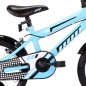 vidaXL Kinderfahrrad 14 Zoll Schwarz und Blau vidaXL Kinderfahrrad 14 Zoll Schwarz und Blau